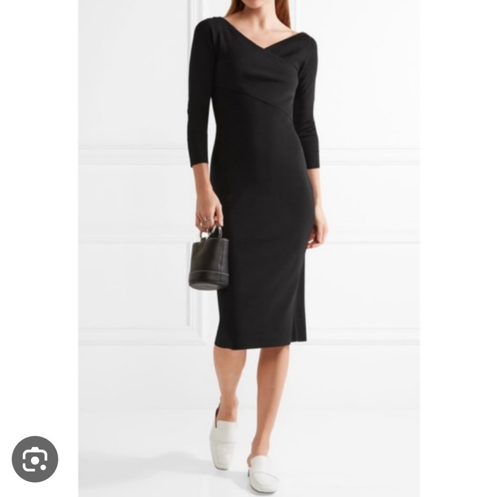 NWT Theory Daverin black fitted sheath dress